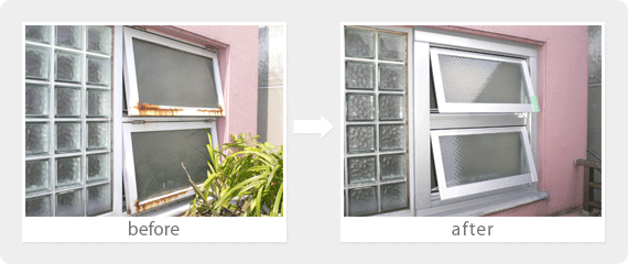 サッシカバー工事